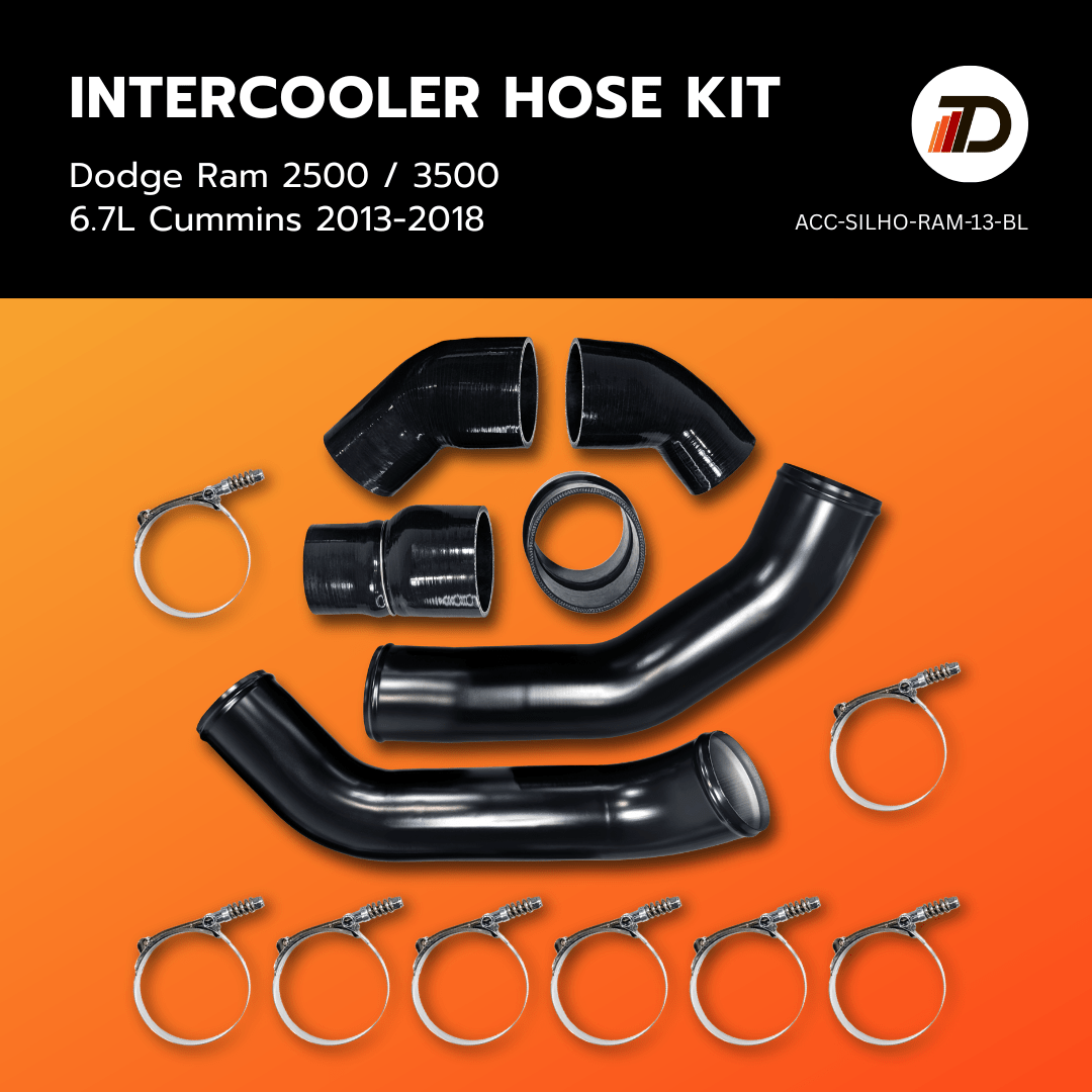 Black Bandit Hose Kit Ram Cummins 6.7L - Silicone Intercooler Hose Kit (2013-2018)
