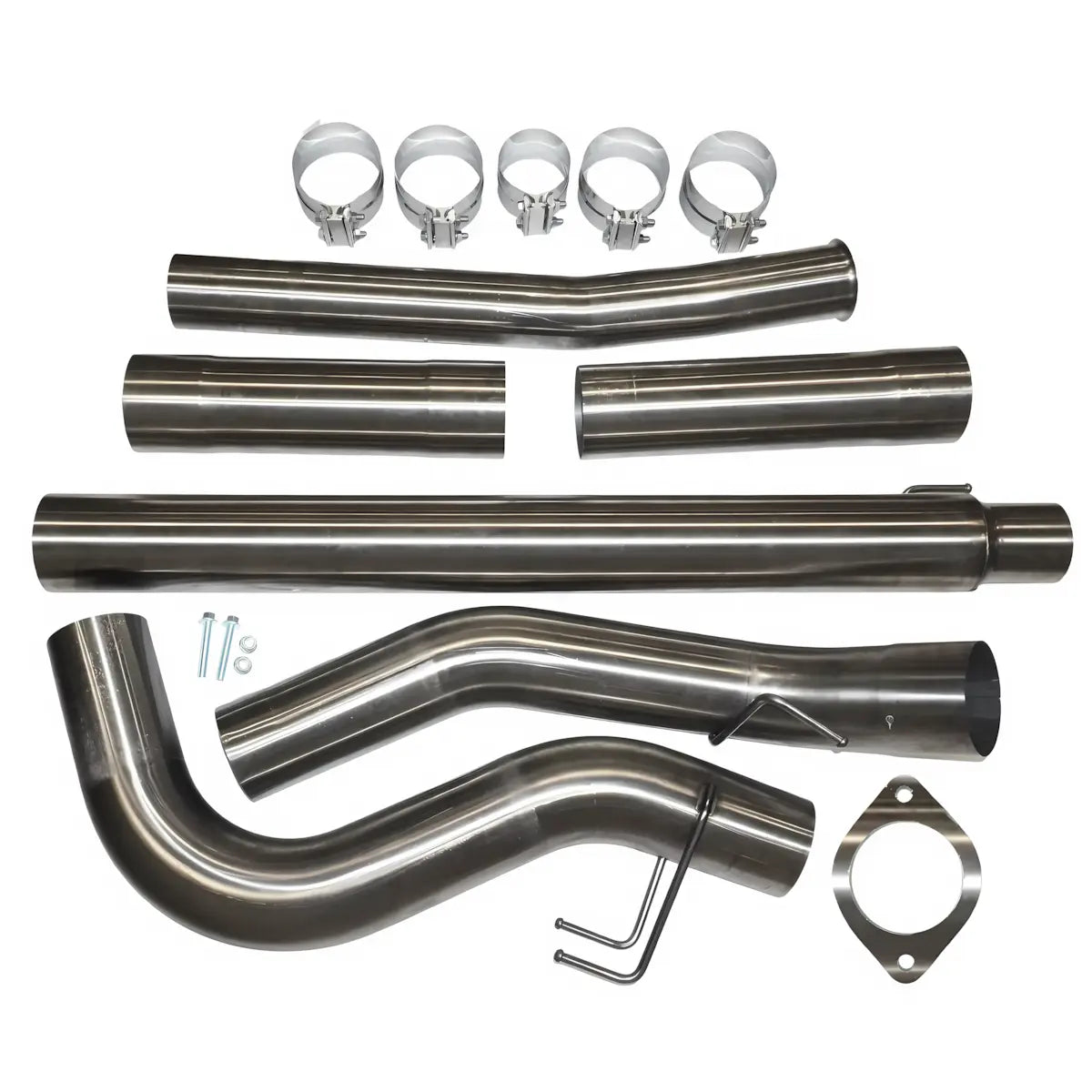 Black Bandit Race Exhaust 304 Stainless Steel Ford Powerstroke 6.7L - 5" Downpipe-Back Race Exhaust (2011-2022)
