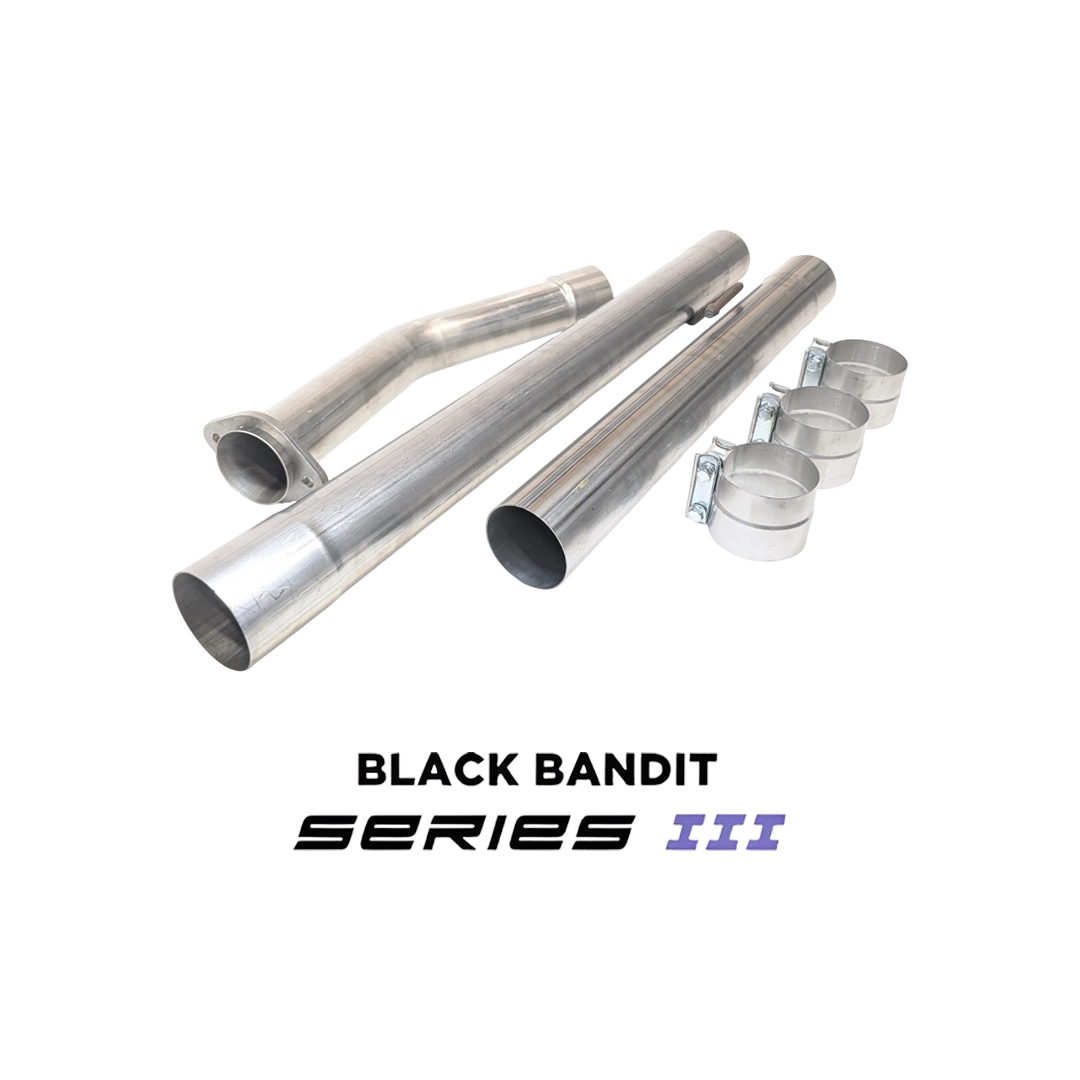 Black Bandit Race Pipe Ford Powerstroke 3.0L  -  Cat & DPF Delete Pipe (2018-2020)