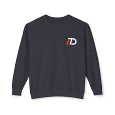 Printify Sweatshirt Black / S 'TD' Logo Crewneck Sweatshirt