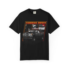 Printify T-Shirt Black / S Cummins Owner Truck T-Shirt — Diesel Pickup Graphic Tee