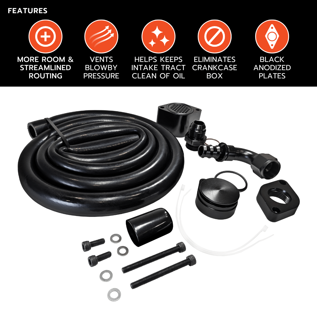 Tuner Depot Accessories Ford Powerstroke 6.7L - CCV Upgrade Kit (2011-2025)