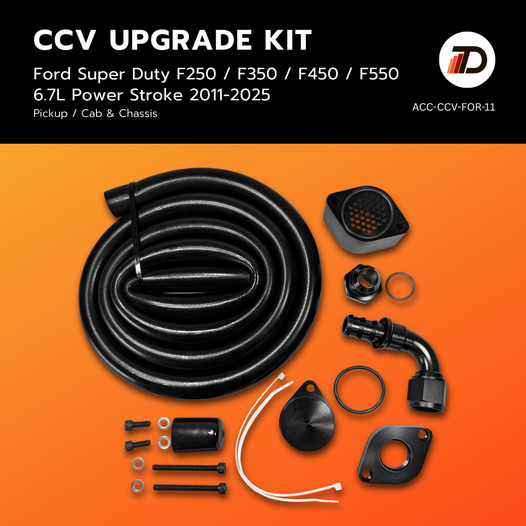 Tuner Depot Accessories Ford Powerstroke 6.7L - CCV Upgrade Kit (2011-2025)