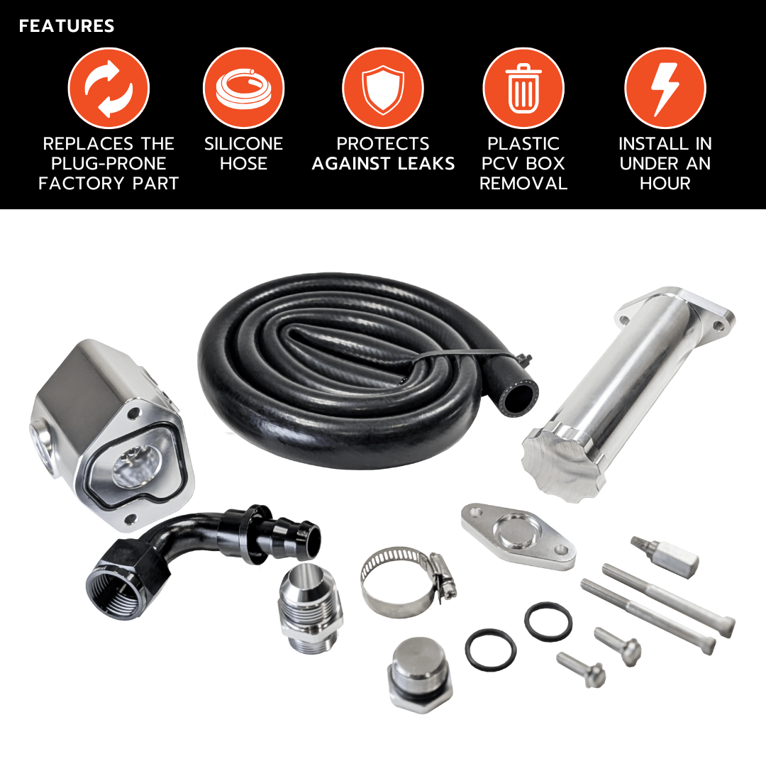 Tuner Depot Accessories GM Duramax L5P 6.6L - CCV Upgrade Kit (2017-2024)