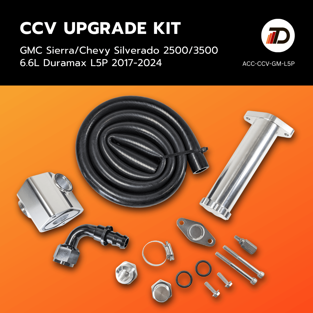 Tuner Depot Accessories GM Duramax L5P 6.6L - CCV Upgrade Kit (2017-2024)