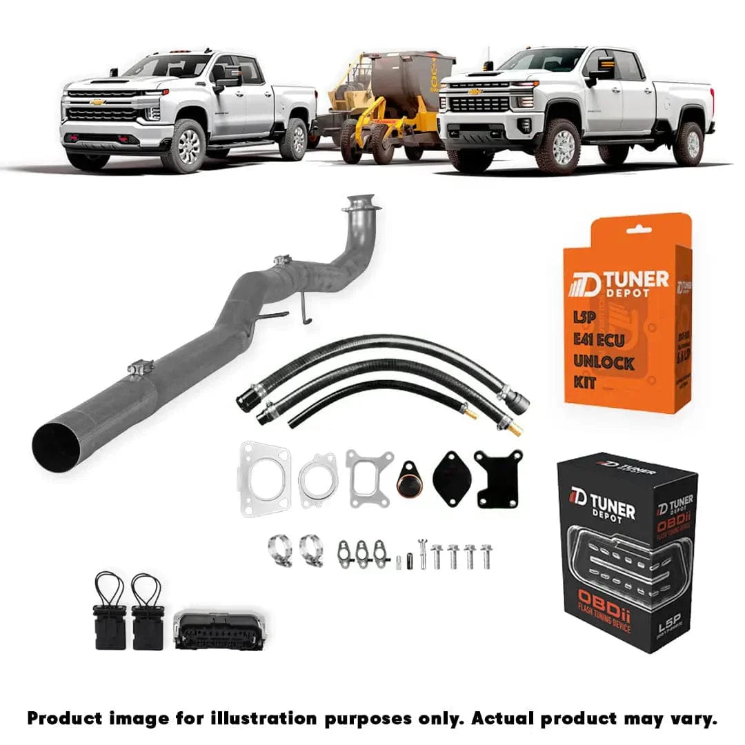 Tuner Depot All-in-one Kit 2020 - 2023 / Delete Pipe GM Duramax L5P – All-In-One DPF/DEF/EGR Delete Kit (2017-2023)