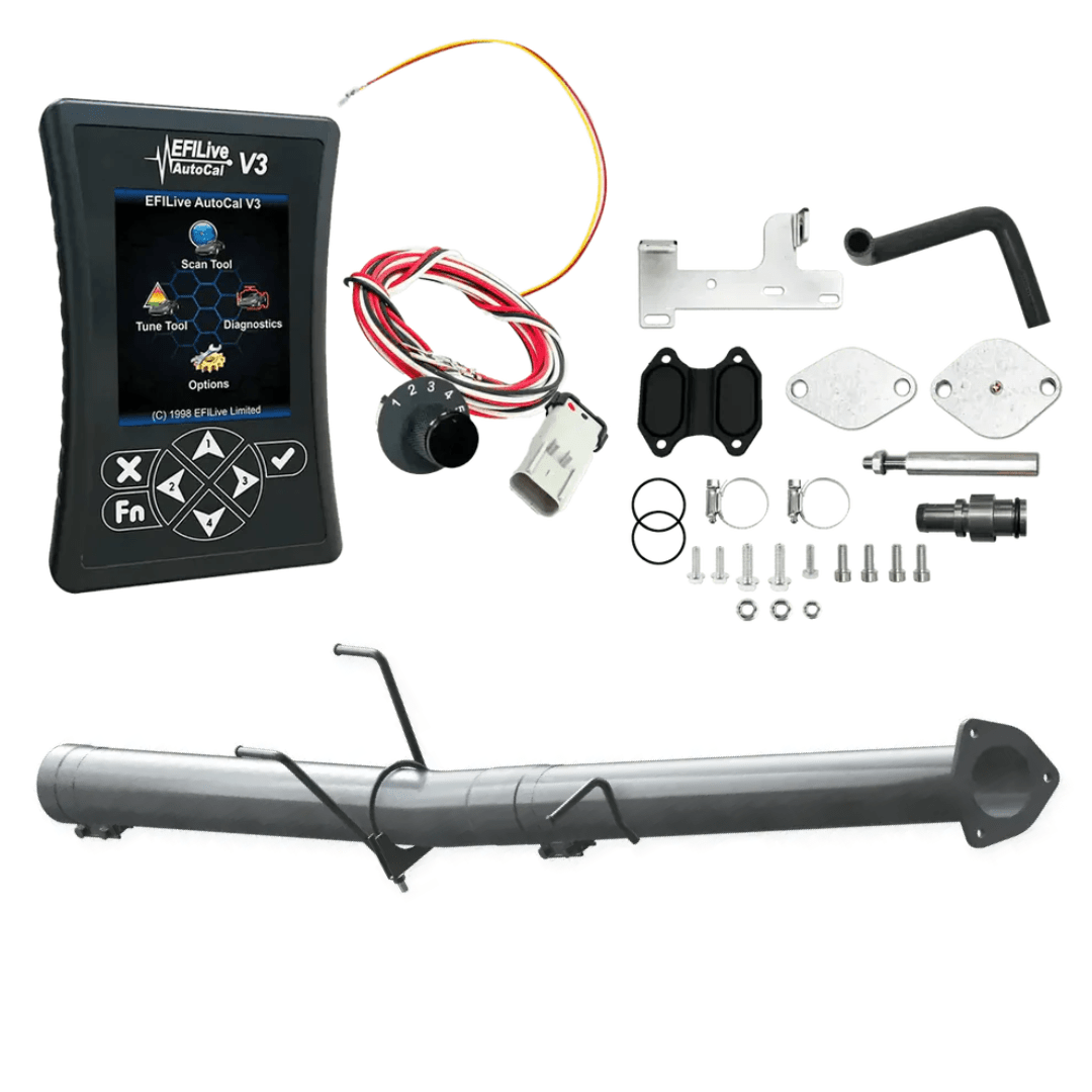 Tuner Depot All-in-one Kit 2022-2024 6.7L RAM Cummins (CMF) / Delete Pipe / 304 Stainless Steel Ram Cummins 6.7L All-in-One DPF/DEF/EGR Delete Kit (2013-2024)