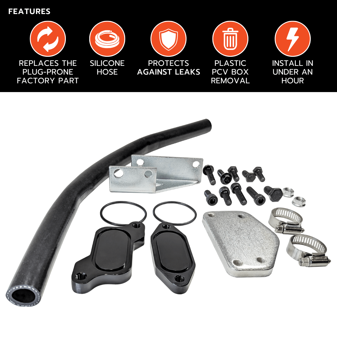 Tuner Depot EGR GM Duramax LLY 6.6L - EGR Delete Kit (2004.5-2005)