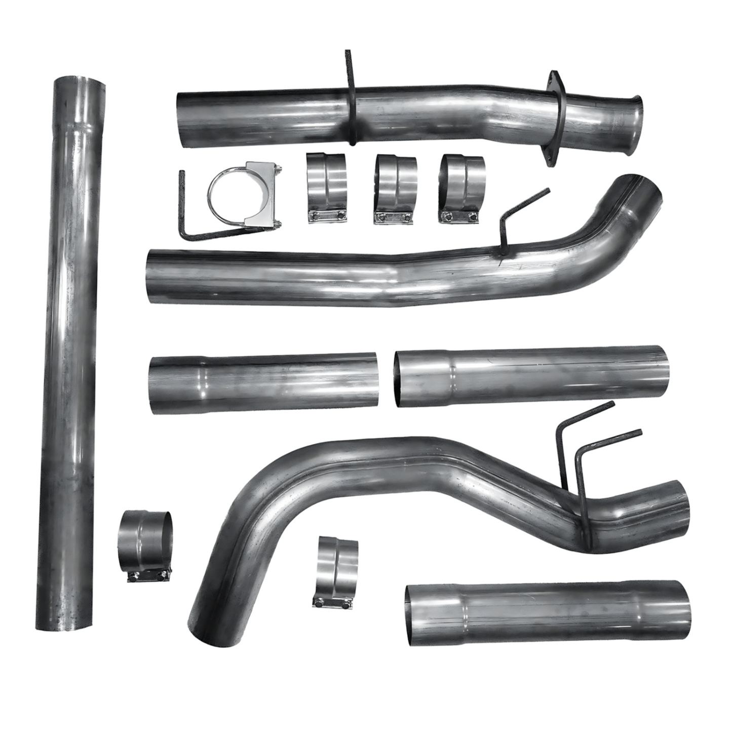Tuner Depot Race Exhaust Ford Powerstroke 6.4L - 4" Downpipe Back Exhaust System (2008-2010)
