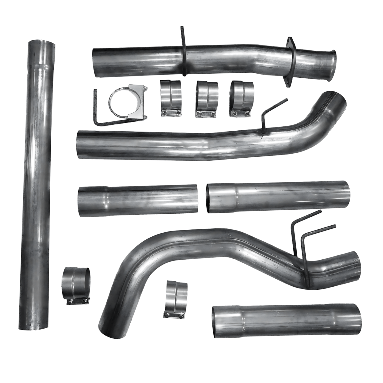 Tuner Depot Race Exhaust Ford Powerstroke 6.4L - 4" Downpipe Back Exhaust System (2008-2010)