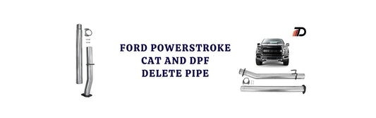 Ford Powerstroke 6.4L Cat and DPF Delete Pipe