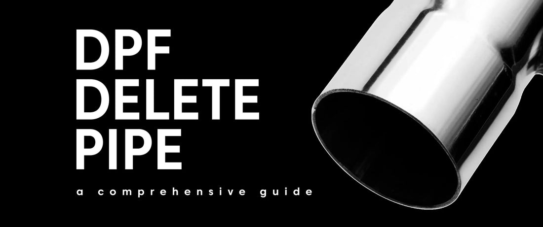 A header image for DPF delete pipes and an Guide to installing them