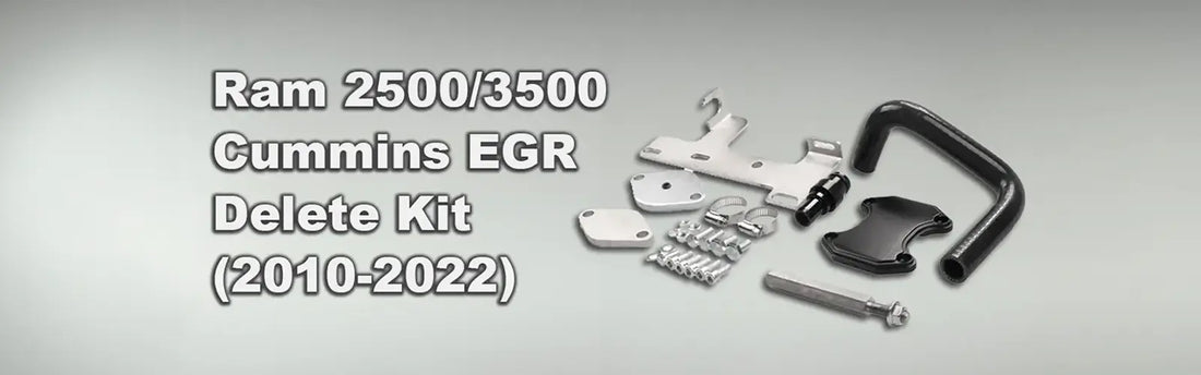 Ram 2500/3500 Cummins EGR Delete Kit (2010-2022) Cleaner, Cooler and More Efficient