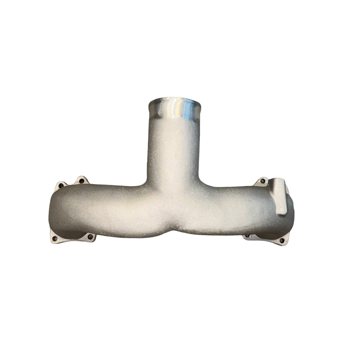 6.7L Powerstroke high-flow aluminum intake manifold front view for 2011–2014 and 2017–2019 Ford