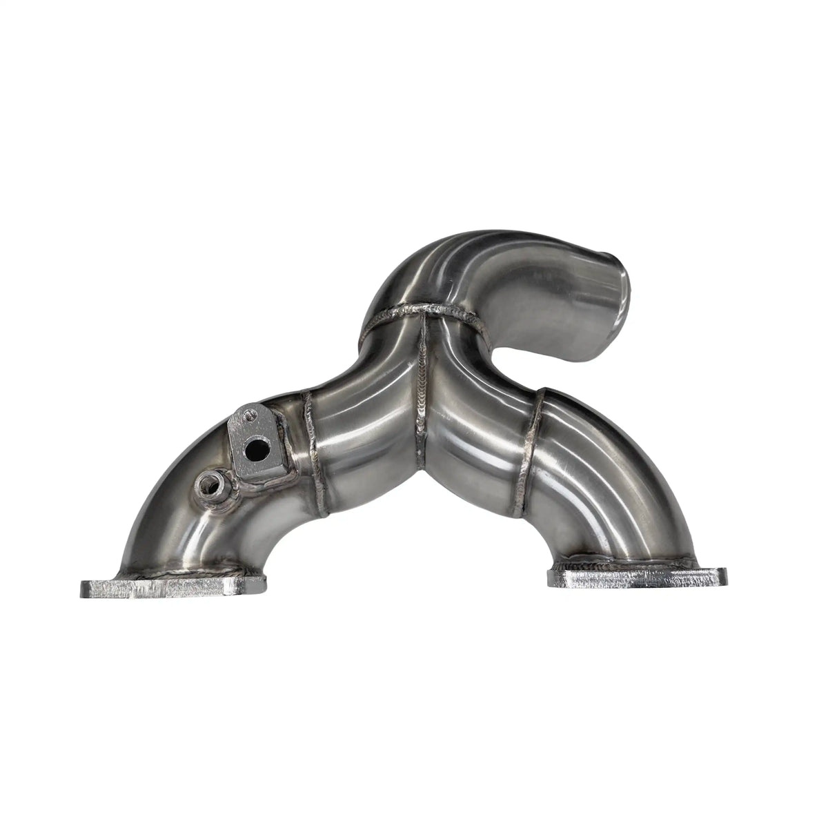 3.5 inch high-flow Y-bridge for 2017–2024 Chevy Silverado and GMC Sierra 6.6L Duramax L5P