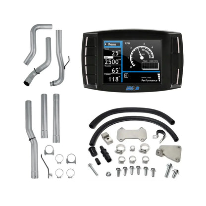 6.6L Duramax LML delete kit with tuner, EGR components and 4-inch exhaust system