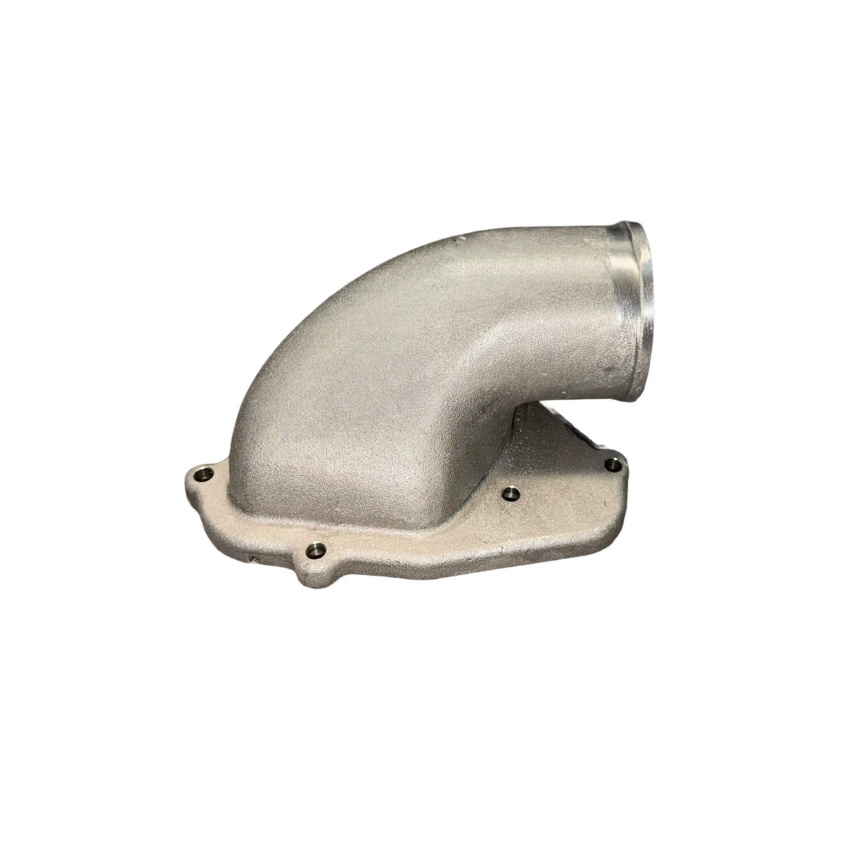 6.7L Powerstroke aluminum intake elbow side view for Ford Super Duty