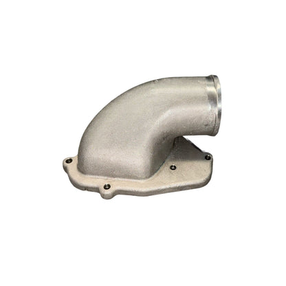 6.7L Powerstroke aluminum intake elbow side view for Ford Super Duty