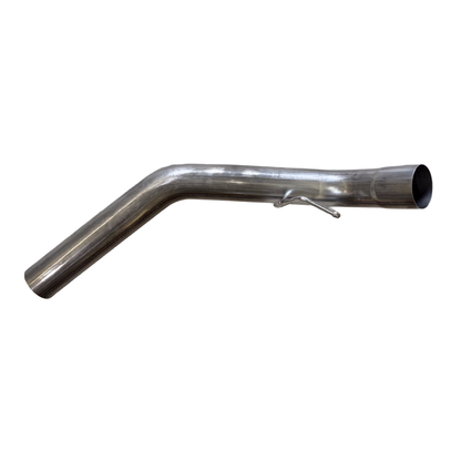 6.7 Powerstroke exhaust tailpipe section with formed bends and hanger