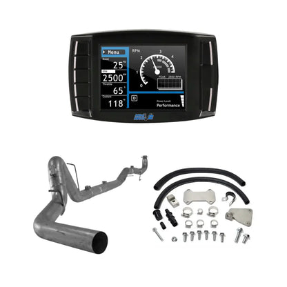 6.6L Duramax LML delete kit with tuner, EGR components and 5-inch exhaust system