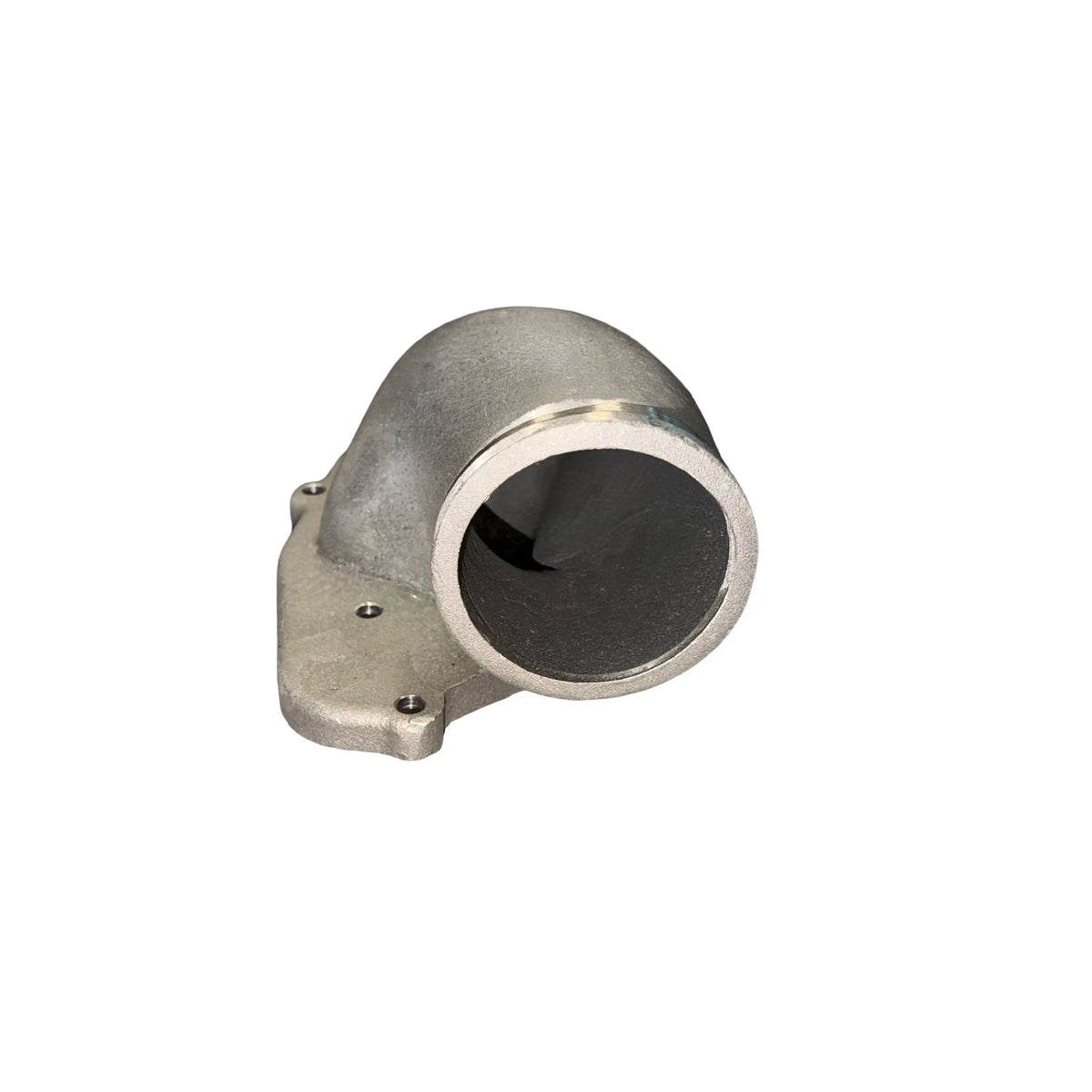 Ford 6.7L Powerstroke intake elbow showing high-flow inlet opening