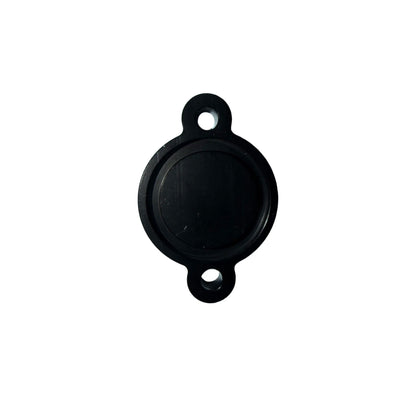 Black intake manifold accessory component for Ford 6.7L Powerstroke