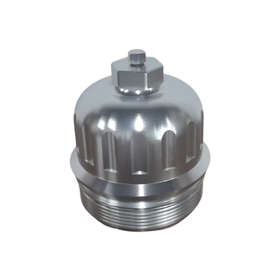 6.6 Duramax L5p Fuel FIlter Cap Replacement on a white background