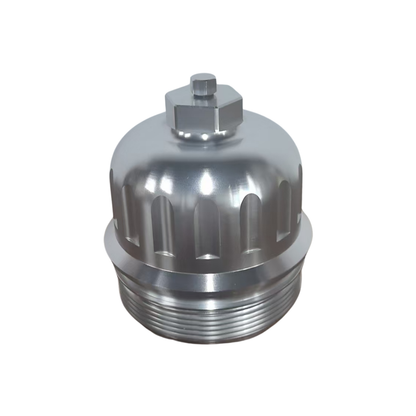 6.6 Duramax L5p Fuel FIlter Cap Replacement on a white background