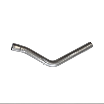 Bent exhaust pipe section for 2011–2019 Ford 6.7L Powerstroke Cab Chassis exhaust system