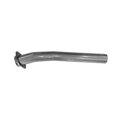 Curved exhaust pipe section with flange for 2011–2019 Ford 6.7L Powerstroke Cab Chassis downpipe-back system