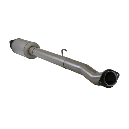 6.7L Powerstroke DPF DEF delete pipe with muffler for 2020-2022 Ford F450 and F550 Cab & Chassis trucks.