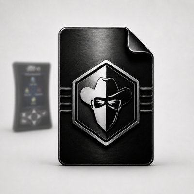 Black Bandit Tunes icon with a efi live tuner symbolizing efi live black bandit tune file (digital file)