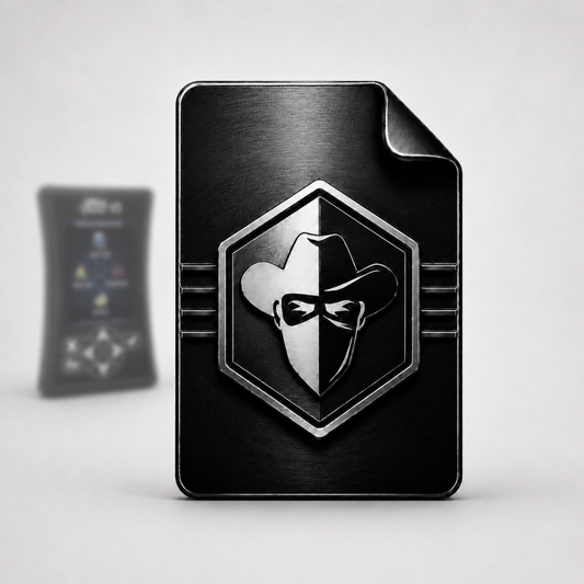 Black Bandit Tunes icon with a efi live tuner symbolizing efi live black bandit tune file (digital file)