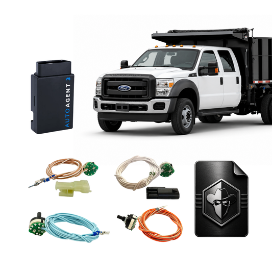 EZ Lynk AutoAgent 3 with Black Bandit Tunes, SOTF switch wiring and Ford 6.7L Powerstroke truck tuning setup.