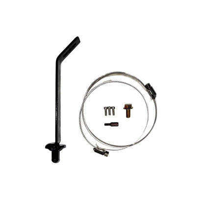 Installation hardware and hose components for 2013–2018 Ram Cummins 6.7L cold air intake kit