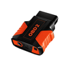 Black and orange OBD2 flash Tuning Interface on a white background