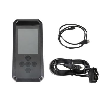 Powerstroke Performance Programmer kit with a device, OBD2 adapter cable and a USB cable