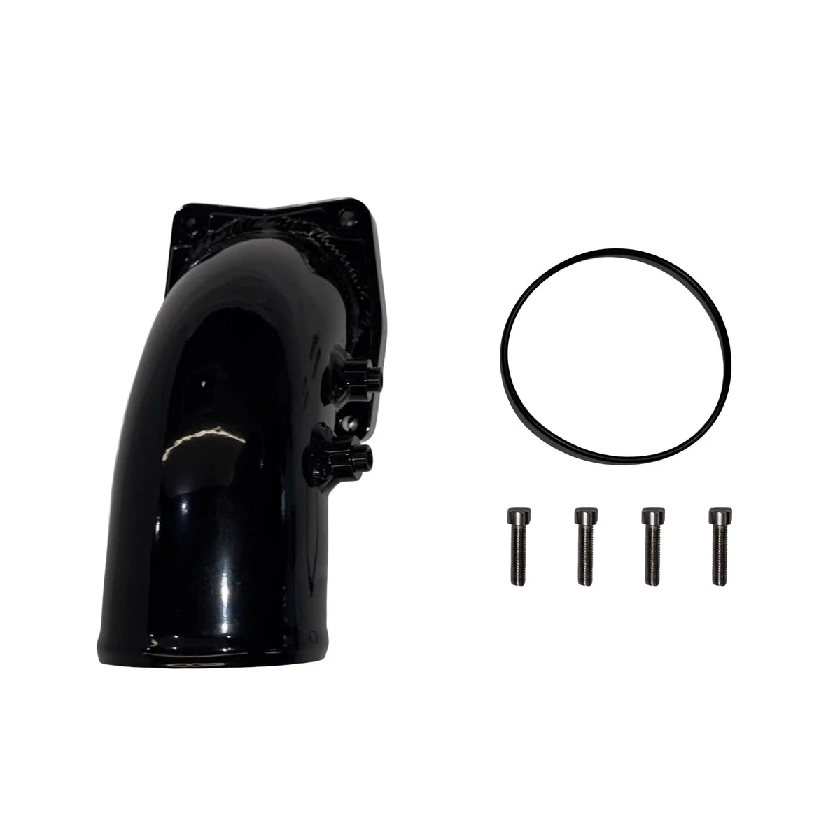 6.0L Powerstroke intake elbow kit for 2003–2007 Ford Super Duty with gasket and installation hardware