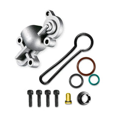 6.0 Powerstroke Fuel Pressure Regulator Blue Spring Upgrade Kit all components displayed 