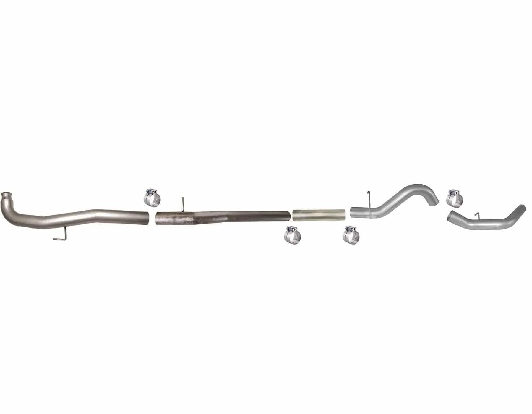 Duramax lml Downpipe-Back Race Exhaust displayed on a white background