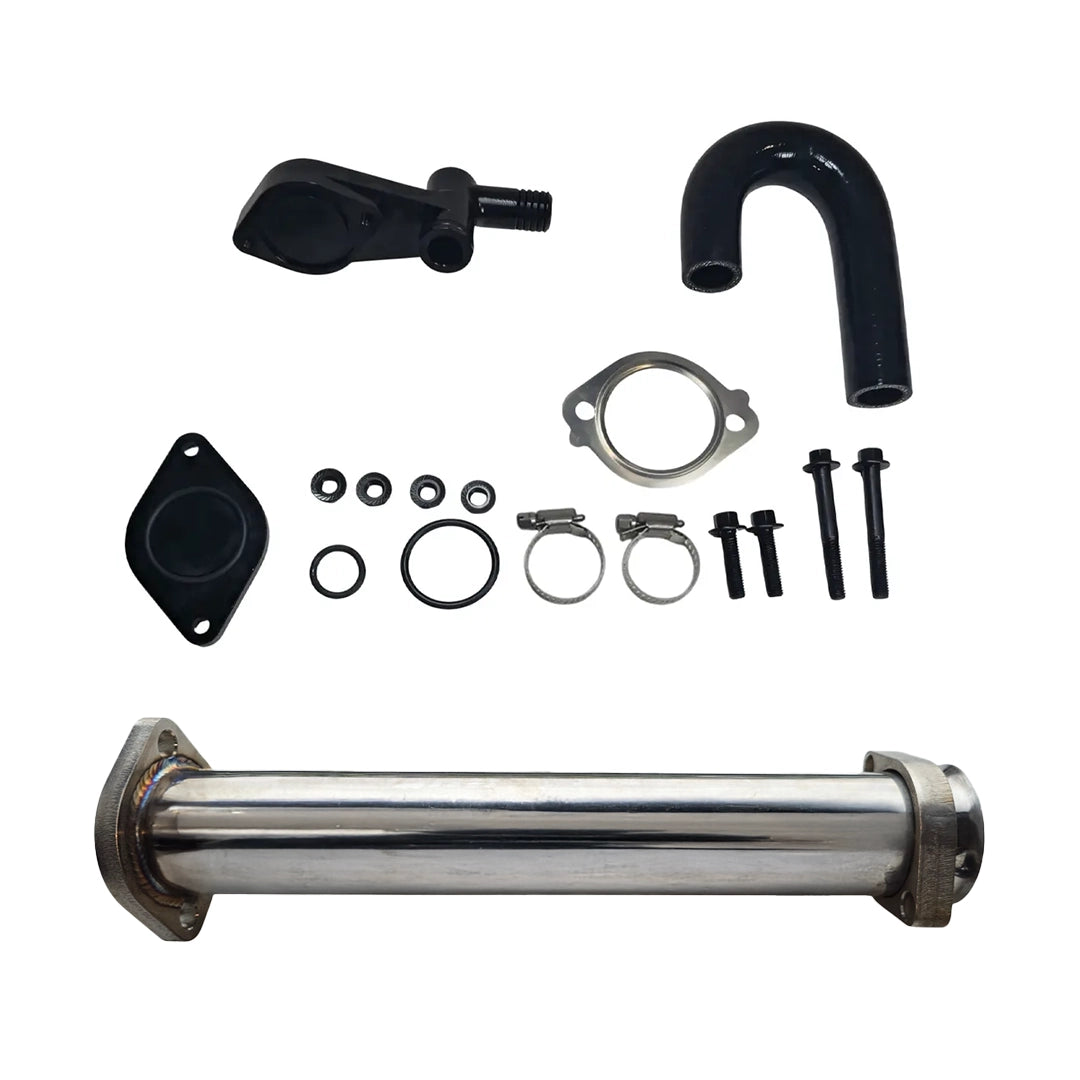Black Bandit EGR Ford Powerstroke 6.0L EGR & Cooler Delete Kit with Up-pipe (2003-2007)