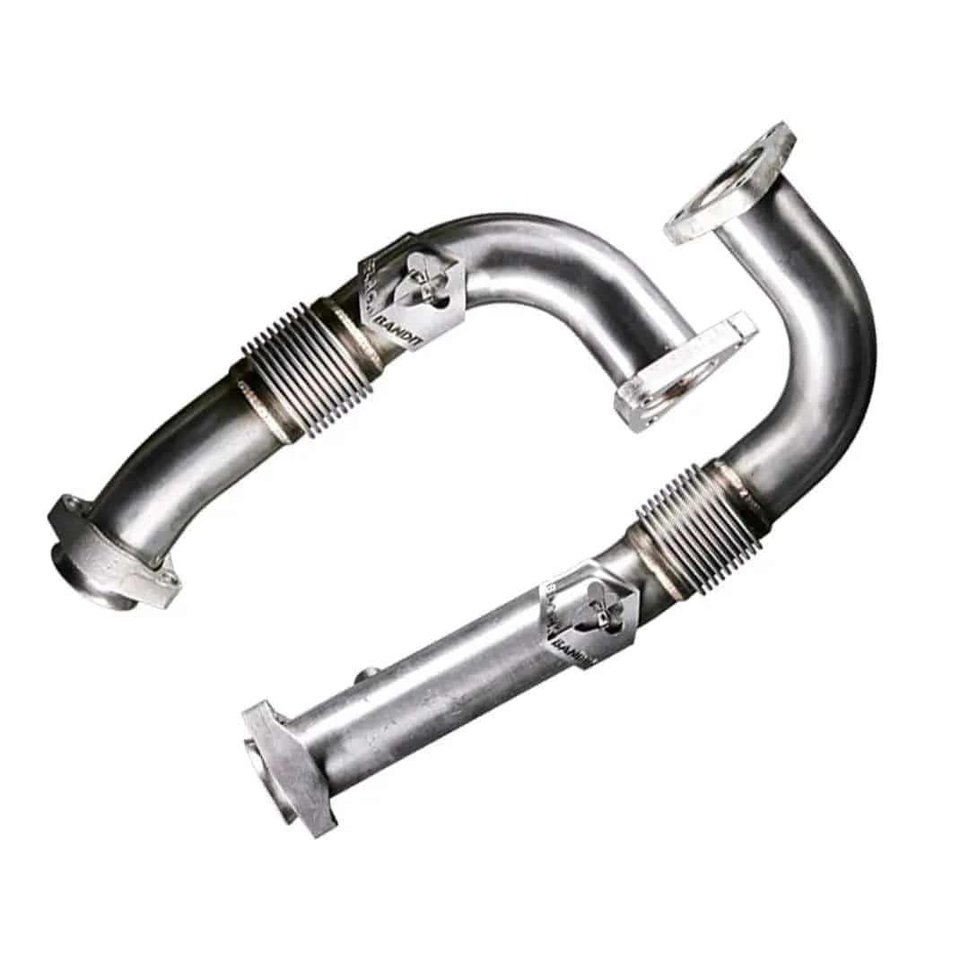 Black Bandit Exhaust Manifold Kit Ford Powerstroke 6.4L - Exhaust Manifold Kit w/ Up-pipe (2008-2010)