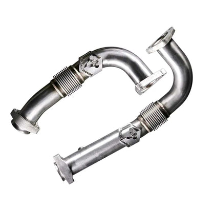 Black Bandit Exhaust Manifold Kit Ford Powerstroke 6.4L - Exhaust Manifold Kit w/ Up-pipe (2008-2010)