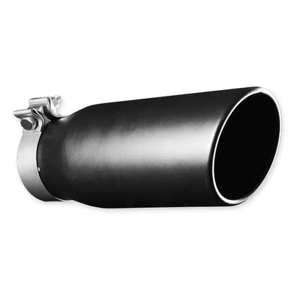 Black Bandit Exhaust Parts 4" - 5" Black (4"-5"-12") Universal Stainless Steel Exhaust Tip - Black Bandit