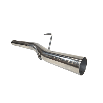 Mercedes Sprinter 3.0L flared exhaust pipe section with mounting hanger