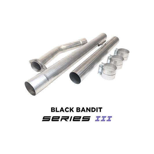 Black Bandit Race Pipe Ford Powerstroke 3.0L  -  Cat & DPF Delete Pipe (2018-2020)