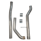 Black Bandit Race Pipe Stainless Steel Jeep Grand Cherokee EcoDiesel 3.0L - Cat & DPF Delete Pipe (2014-2018)