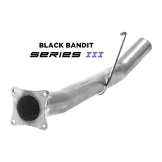 Black Bandit Race Pipes 304 Stainless Steel Ram Cummins 6.7L Cab & Chassis 4" SCR Urea Race Pipe Under 70" (2011-2012)