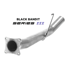 Black Bandit Race Pipes 304 Stainless Steel Ram Cummins 6.7L Cab & Chassis 4" SCR Urea Race Pipe Under 70" (2011-2012)