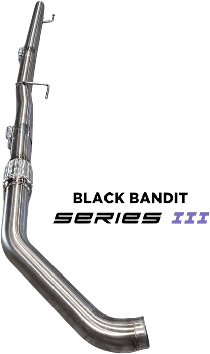 Black Bandit Race Pipes 304 Stainless Steel Ram EcoDiesel 3.0L - Cat & DPF Delete Pipe (2014-2019)